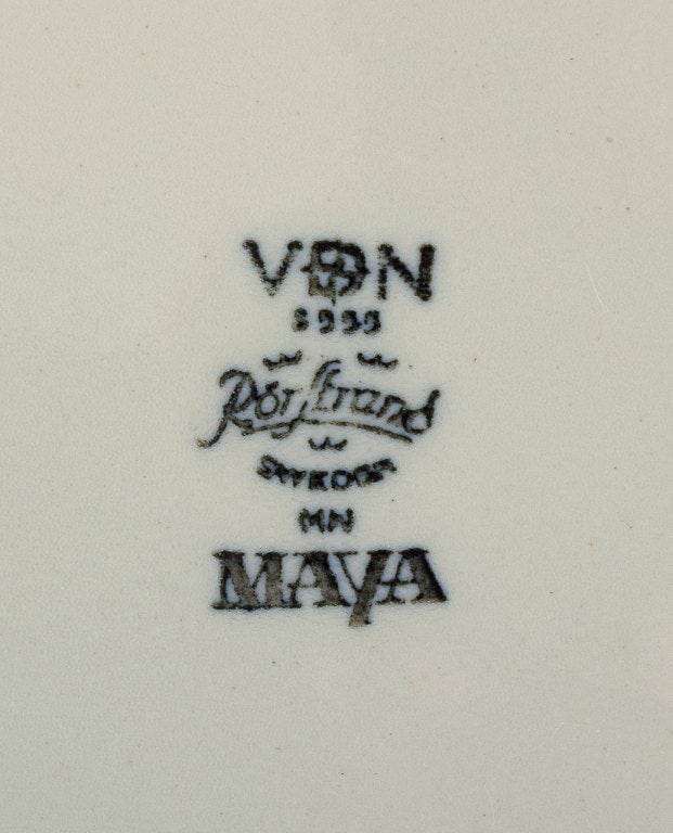 Marianne Westman (1928-2017) for Rörstrand, Sweden. A set of six "Maya" stoneware dinner - 4