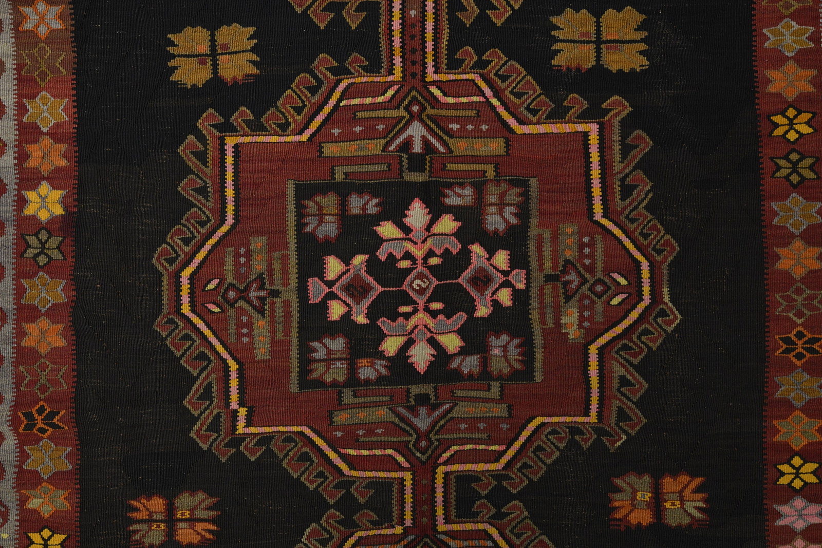 4.9x10.8 Ft, WIDE KILIM Runner Rug - 6