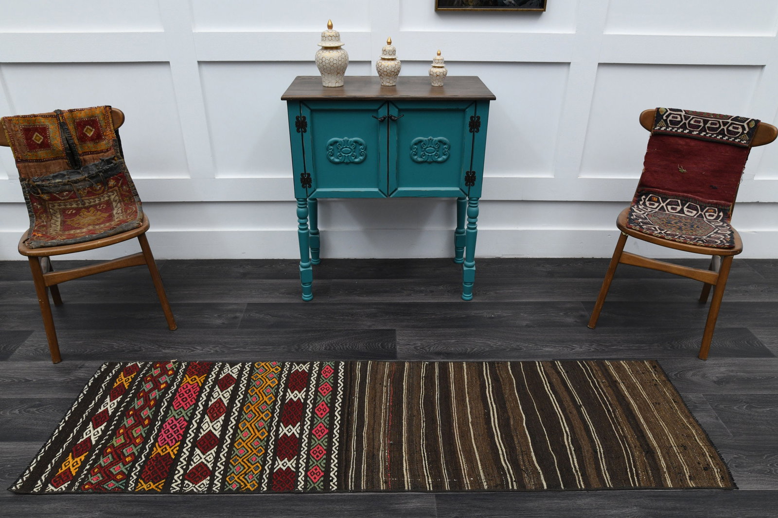 1.9x6.9 Ft, TURKISH Rug, Vintage - 4