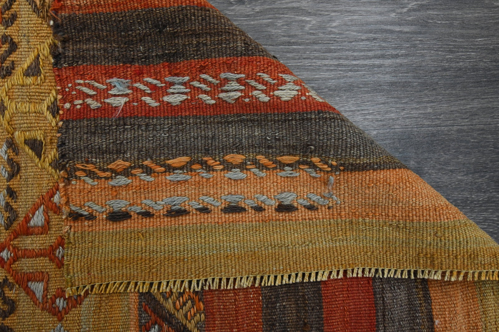 2x10.1 ft, TURKISH KILIM Runner - 16