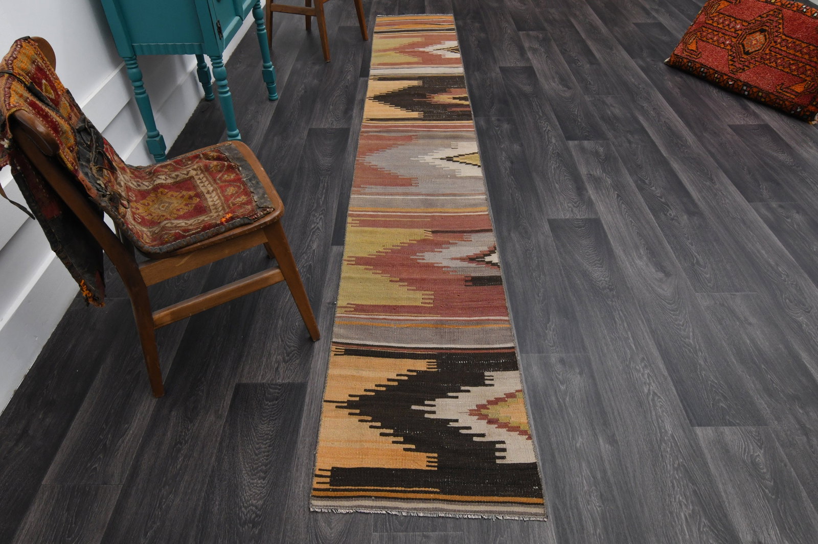 1.8x11.7 ft, TURKISH Rug Runner - 2