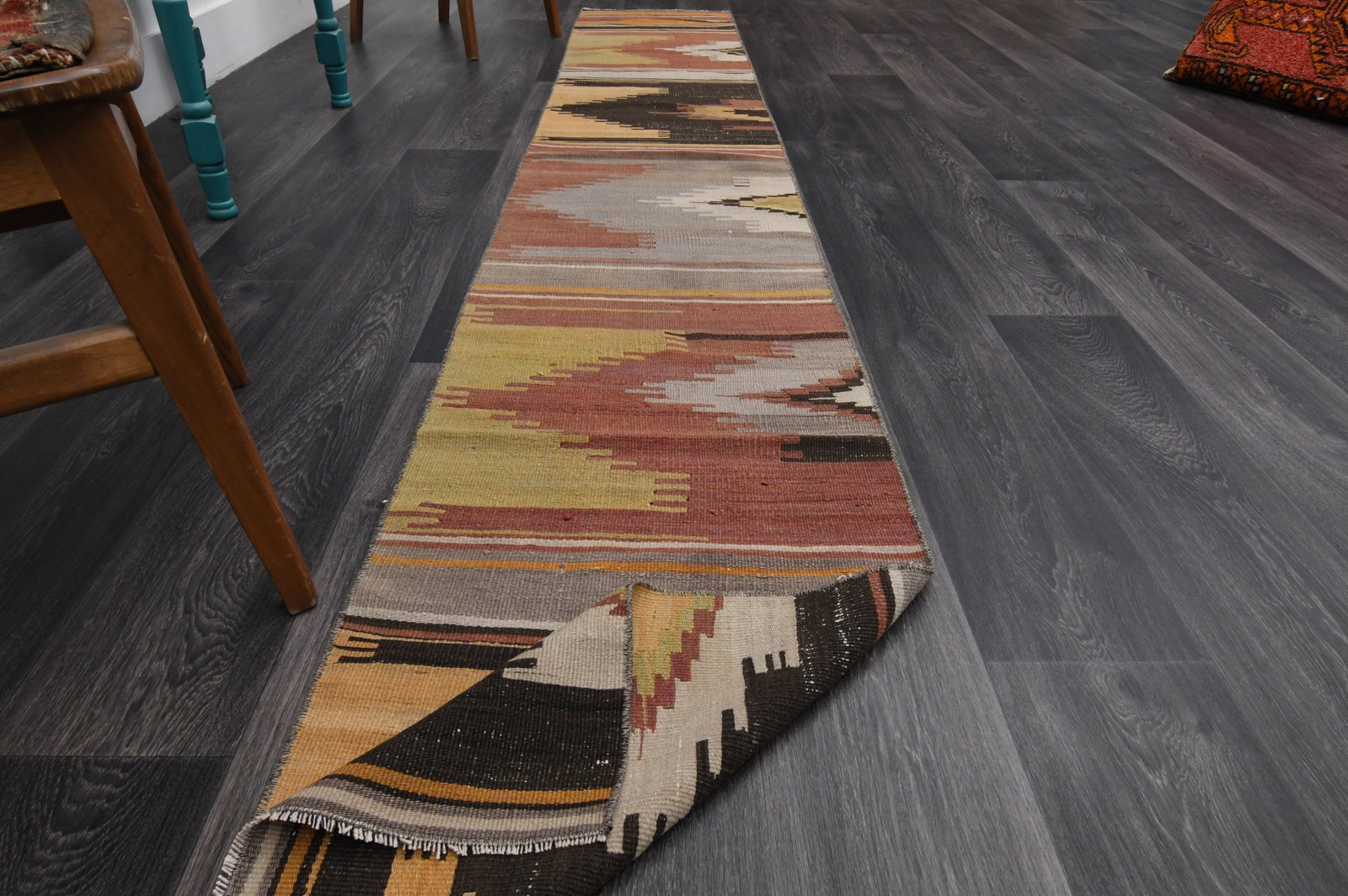 1.8x11.7 ft, TURKISH Rug Runner - 9