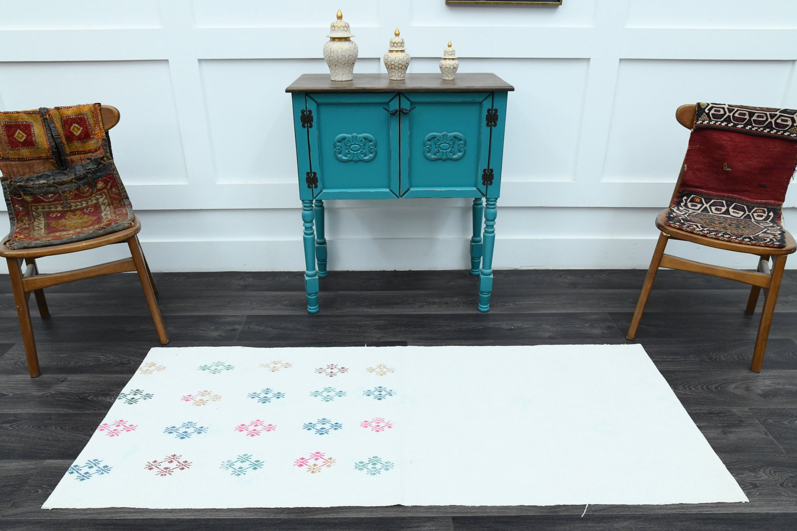2.4x6 ft, TURKISH KILIM Runner - 11