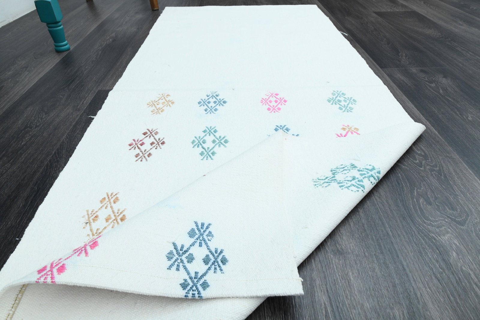 2.4x6 ft, TURKISH KILIM Runner - 17