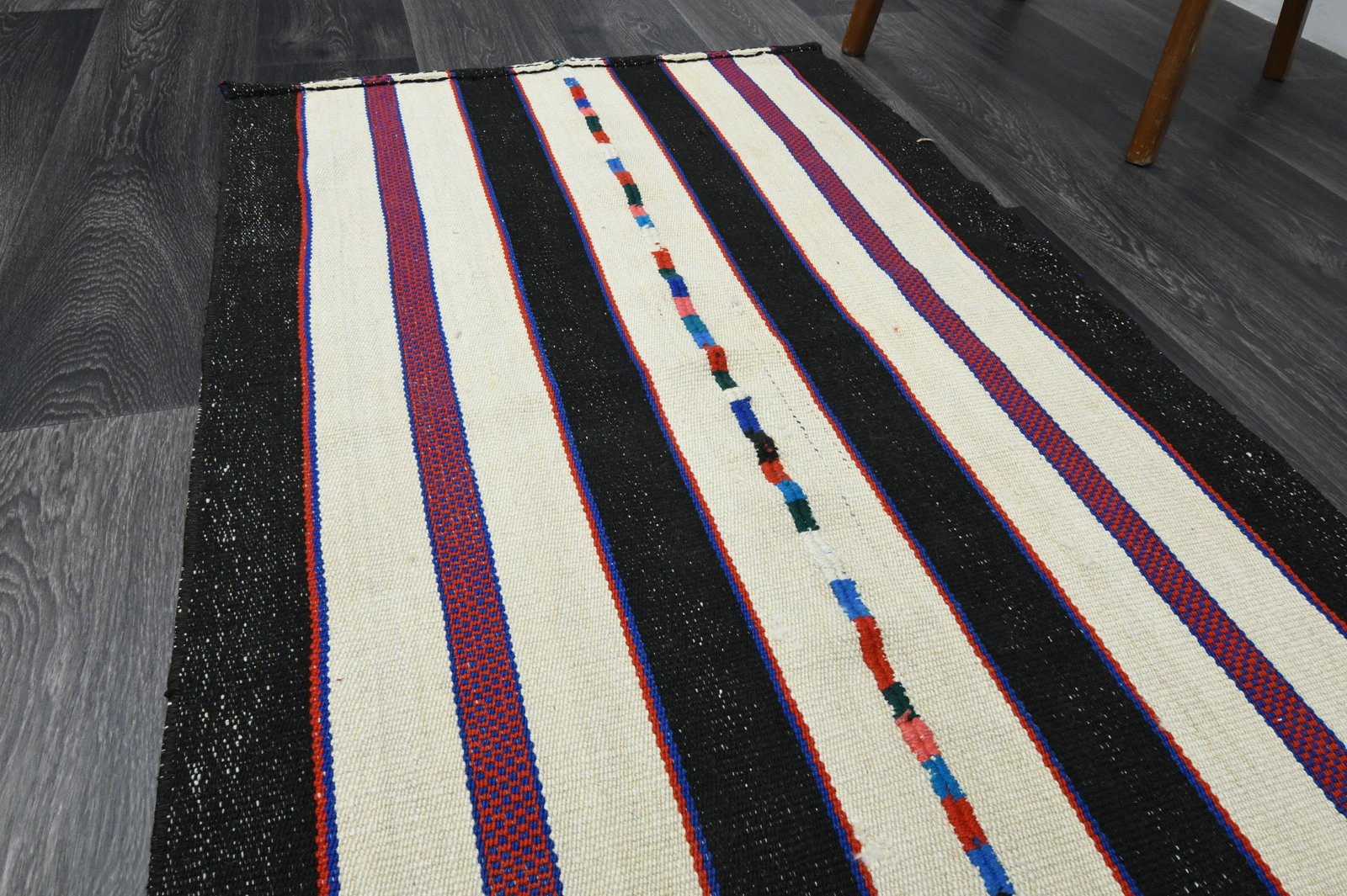 2.7x8.5 ft, TURKISH KILIM Runner - 4