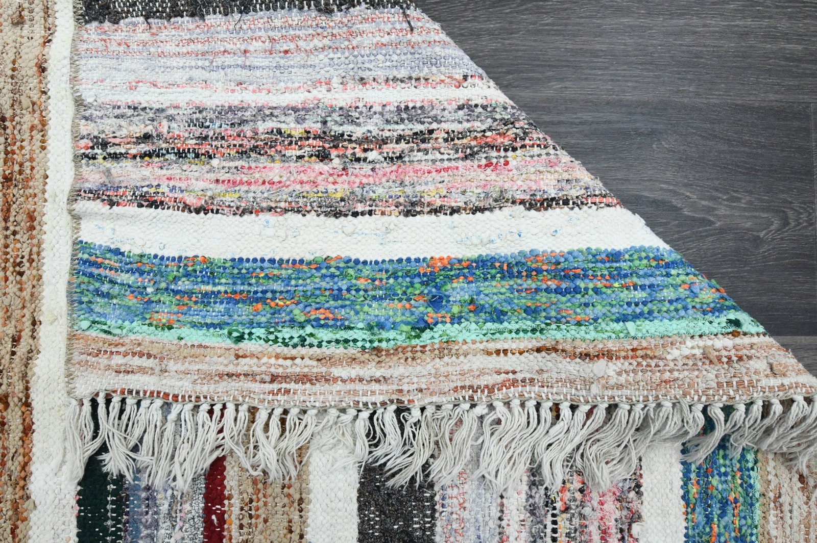 3.7x9 ft, TURKISH KILIM Rug - 8