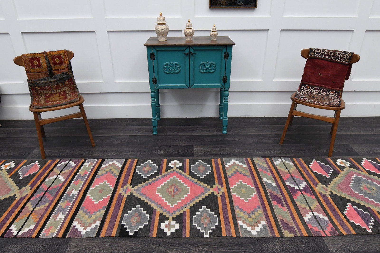 2.7x14 ft, TURKISH Rug Runner - 11