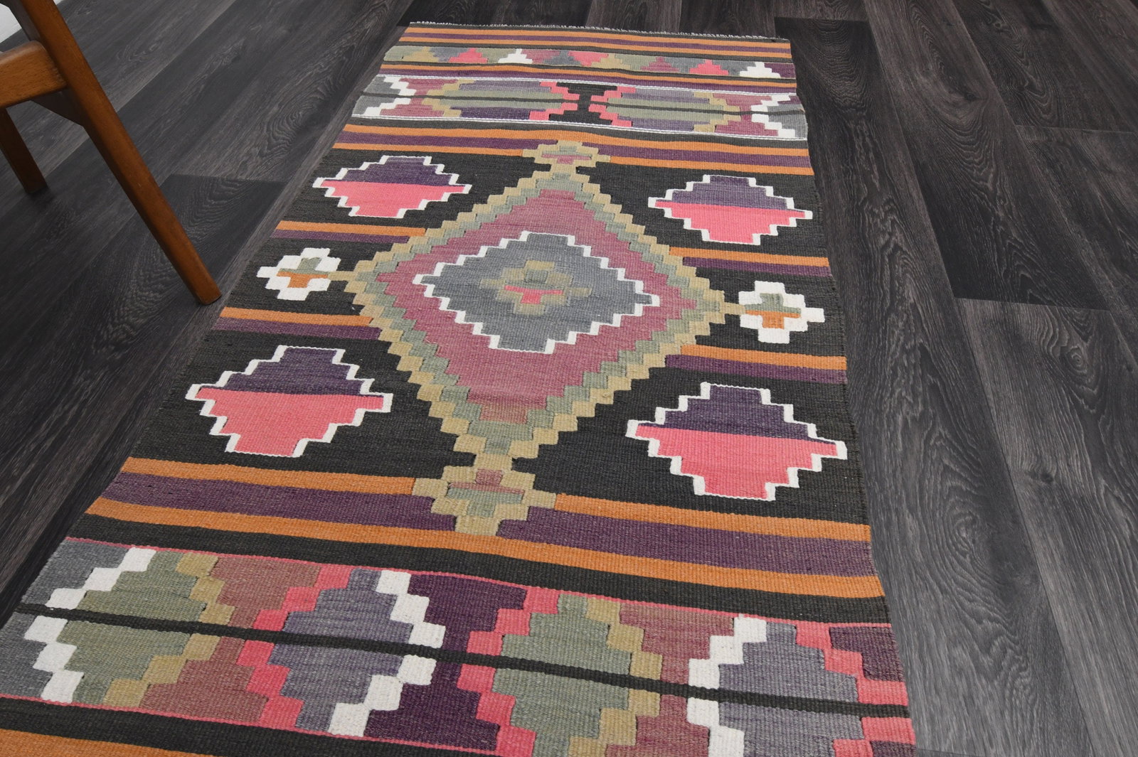 2.7x14 ft, TURKISH Rug Runner - 4