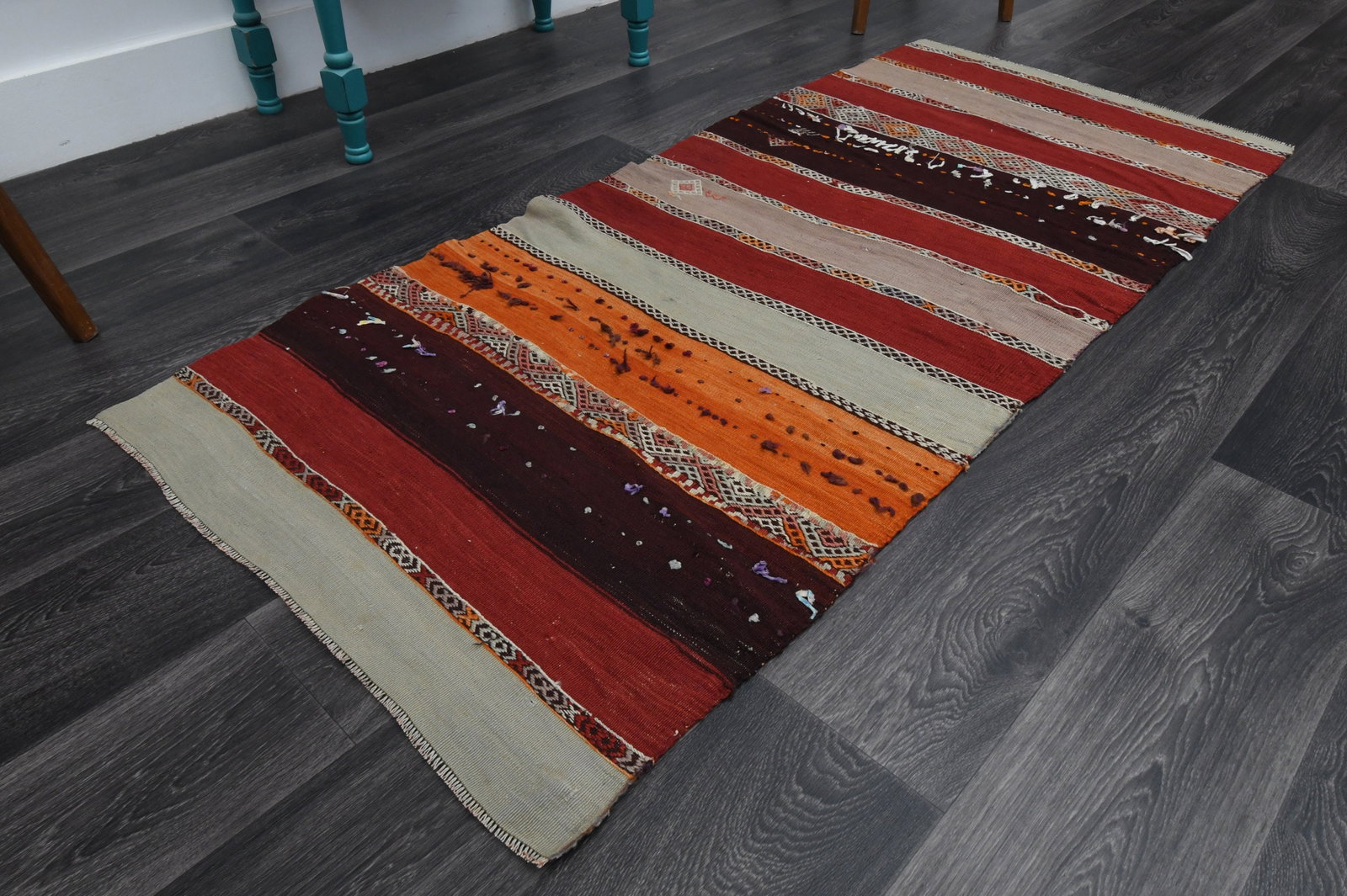 2.8x6.4 ft, TURKISH CACIM KILIM - 10
