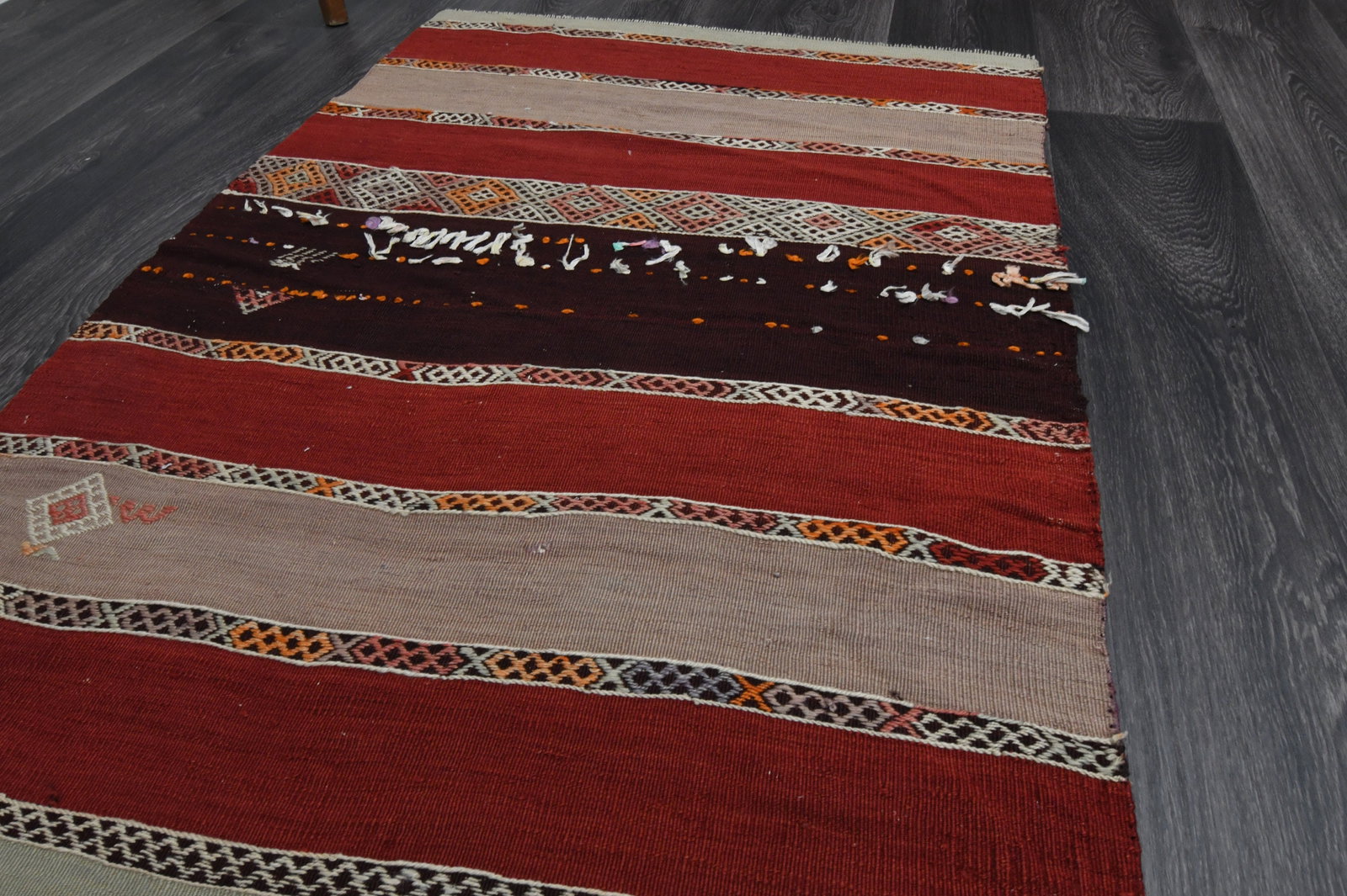 2.8x6.4 ft, TURKISH CACIM KILIM - 4