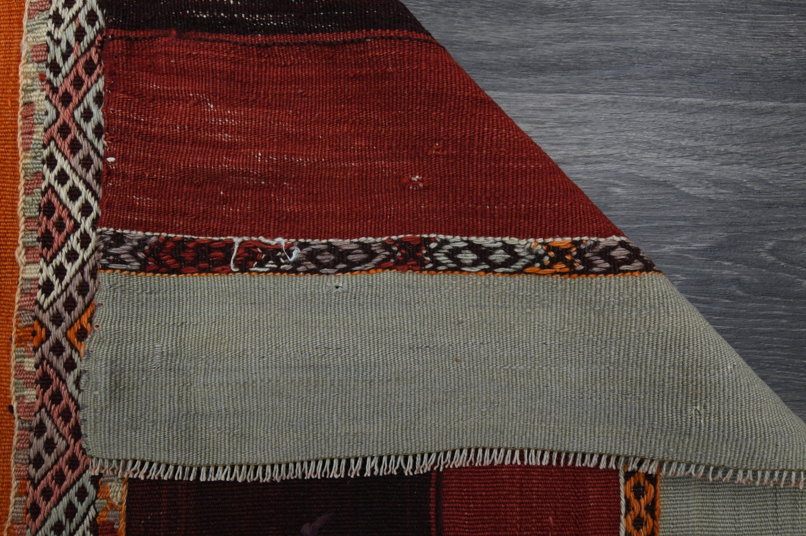 2.8x6.4 ft, TURKISH CACIM KILIM - 8