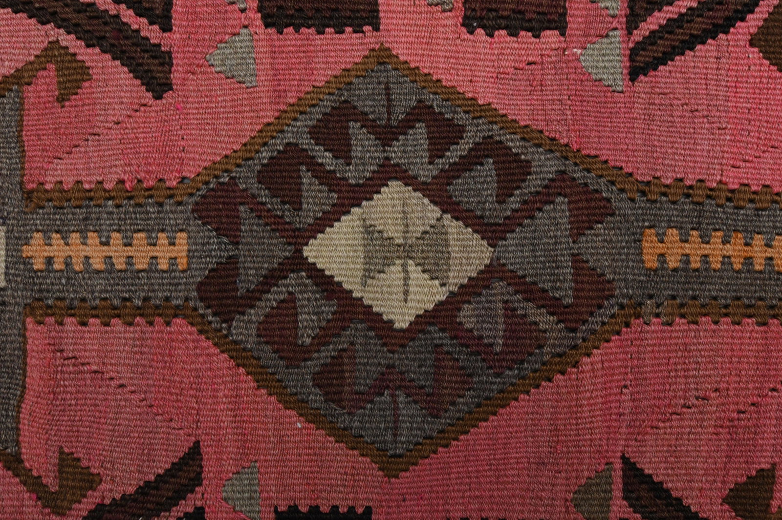 5.3x13.7 ft, TURKISH WIDE KILIM Runner - 15