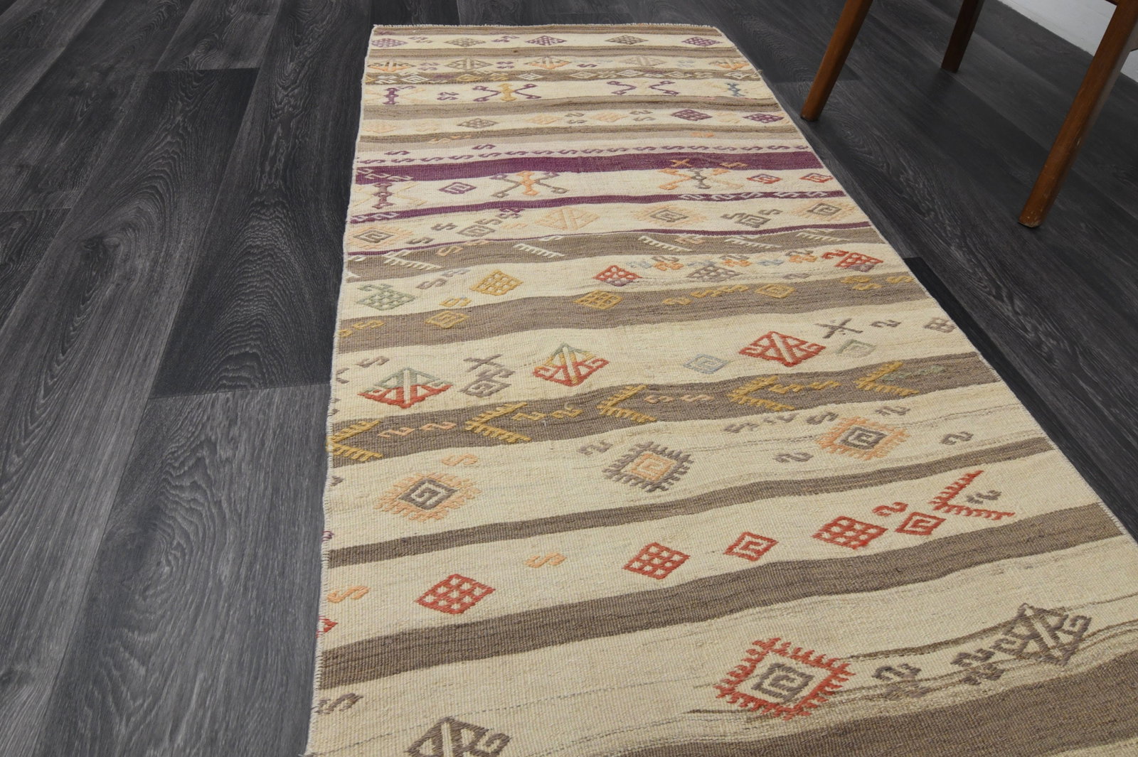2.5x11.3 ft, TURKISH Rug Runner - 5