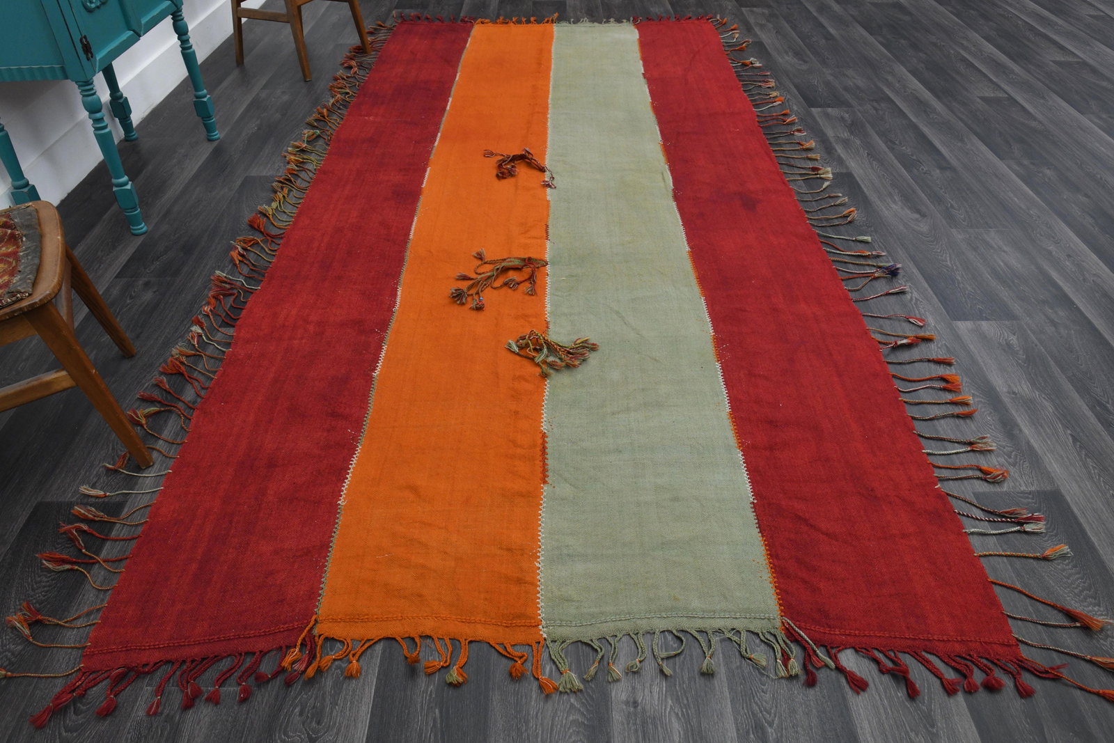 6x12 TURKISH RUG, Vintage Rug - 7