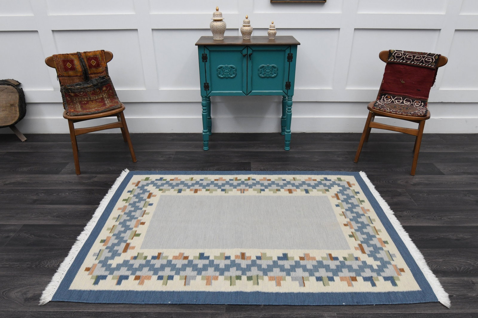 4x6 TURKISH Kilim Rug - 5