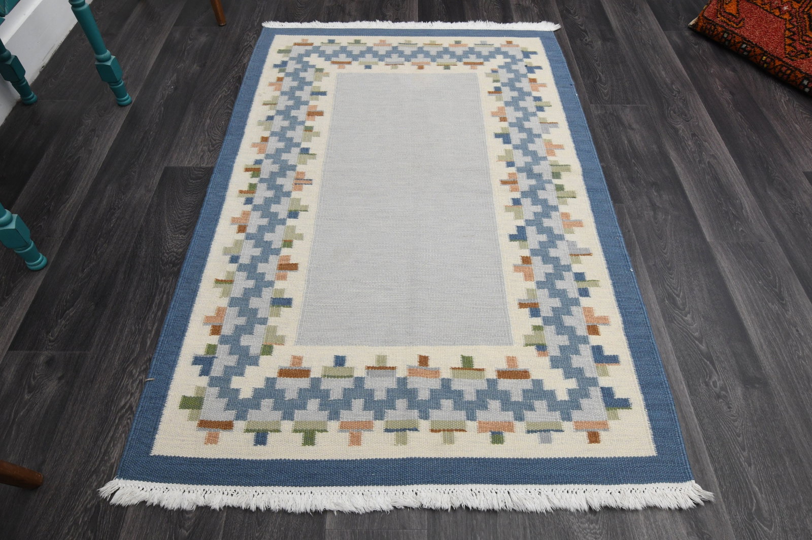 4x6 TURKISH Kilim Rug - 7