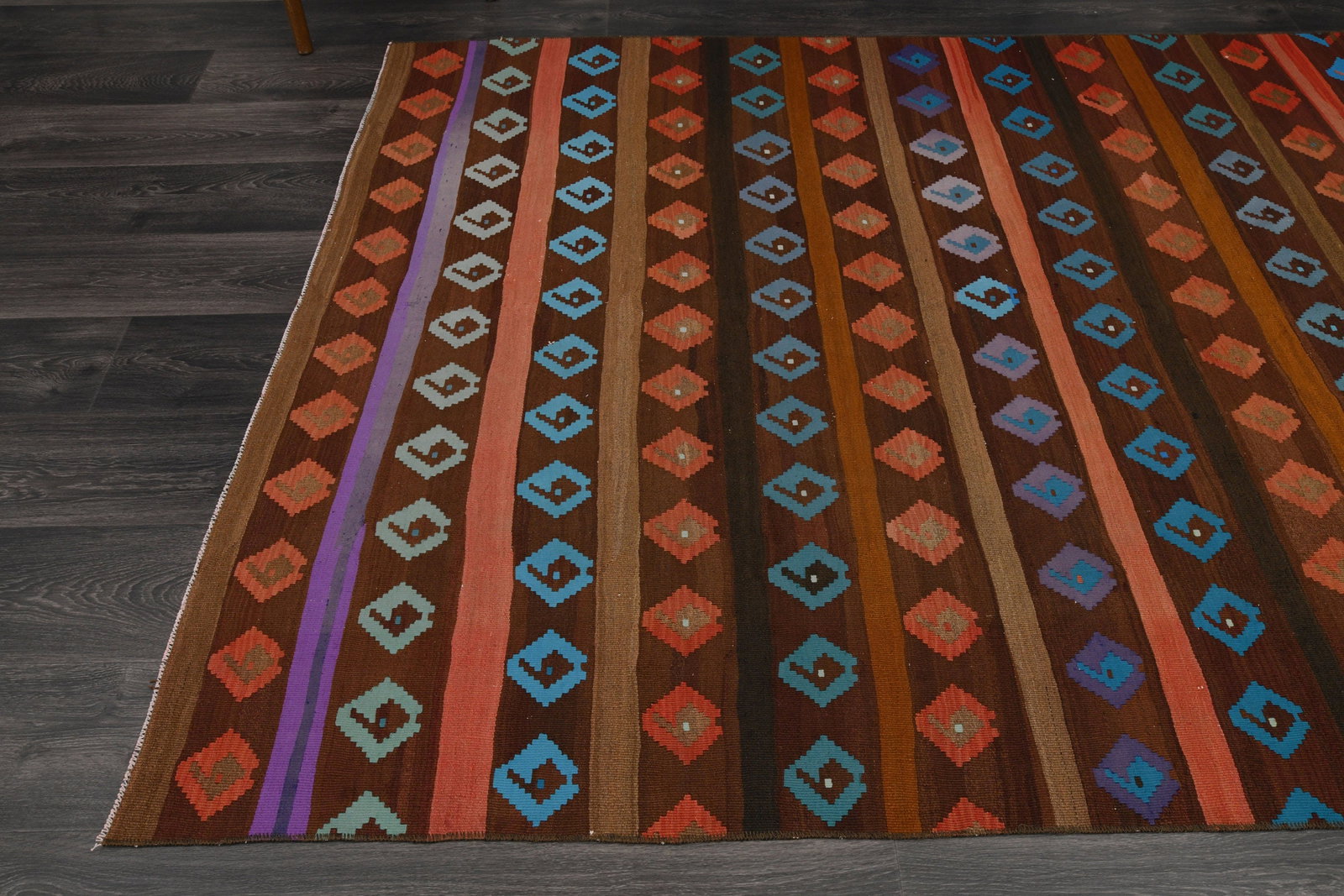 5x7 ft, TURKISH KILIM Rug - 5