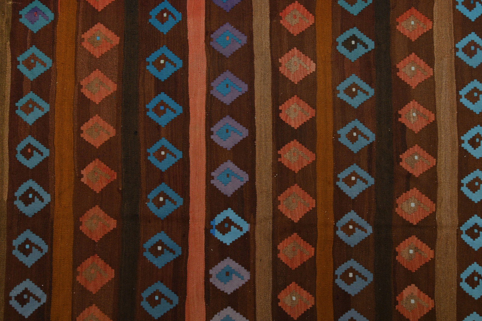 5x7 ft, TURKISH KILIM Rug - 6