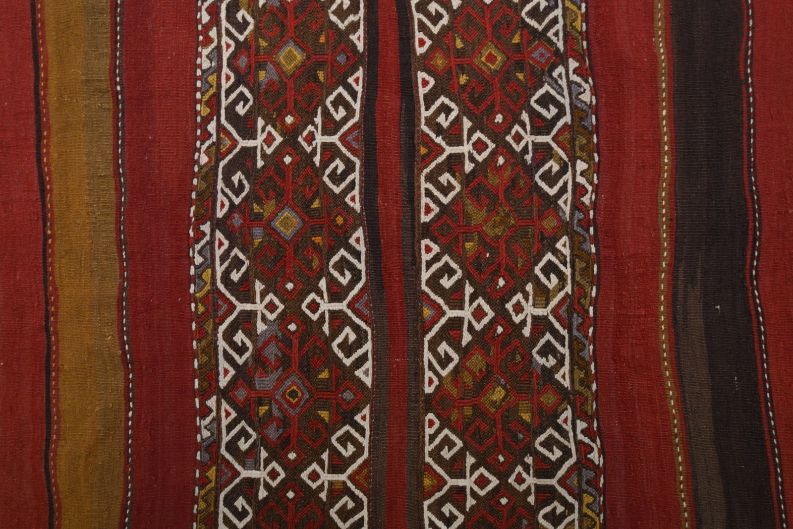 3.4x5.3 ft, TURKISH KILIM Rug - 7