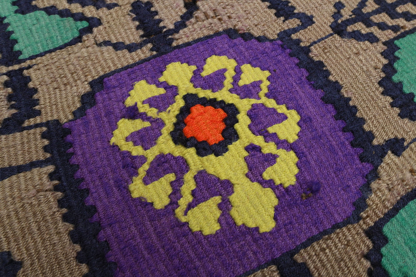 6.1x11.5 ft, TURKISH KILIM Rug - 16
