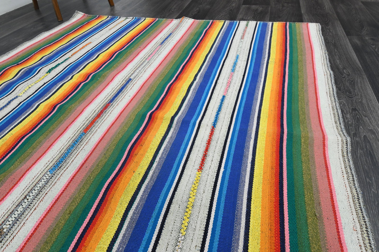 5.3x6.7 ft, TURKISH KILIM Rug - 14