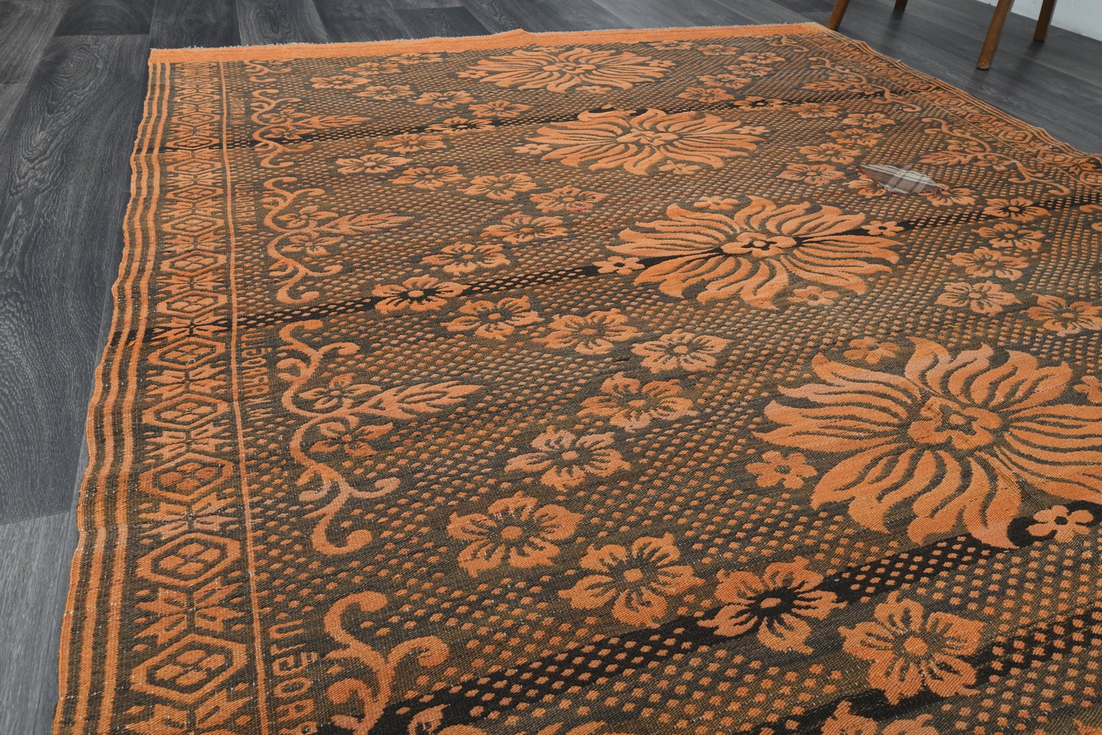 5.8x8.7 ft, TURKISH HANDLOOM Kilim Rug - 4