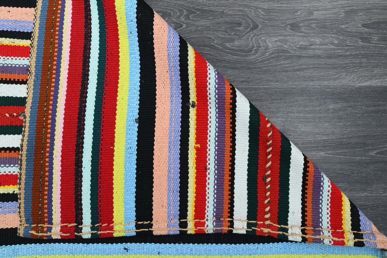 5.7x9.4 ft, TURKISH KILIM Rug - 8