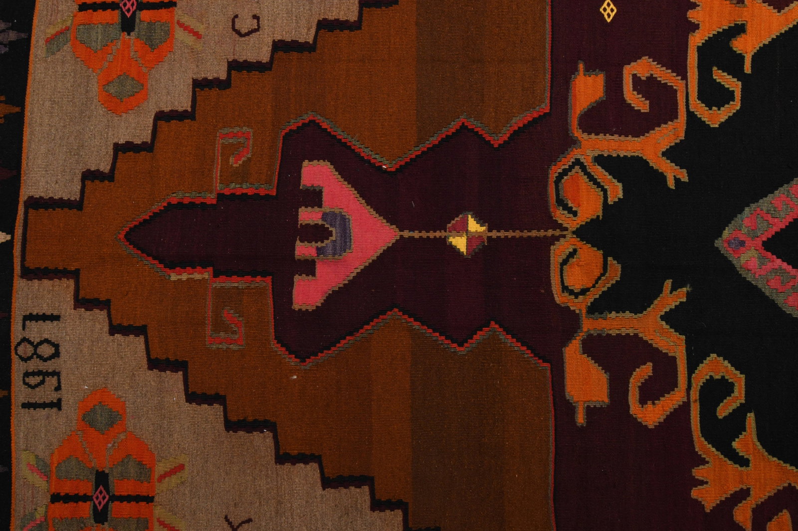 5.7x11.2 ft, TURKISH KILIM Rug - 7