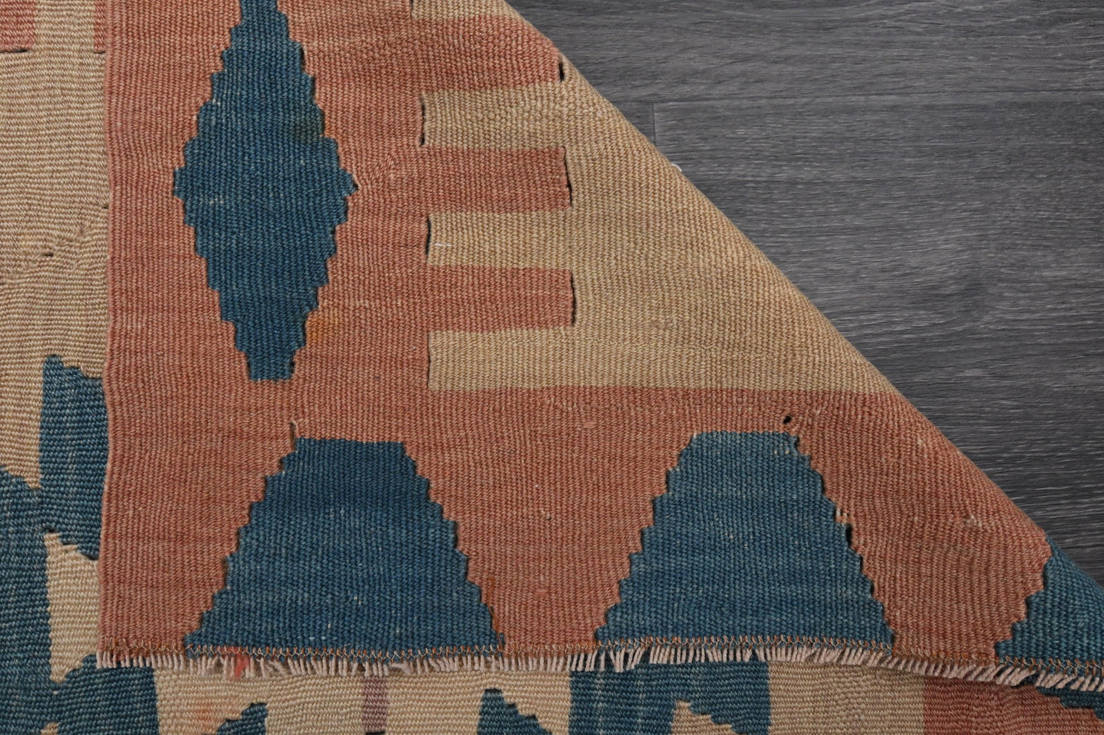 2.7x3.7 ft, TURKISH KILIM Rug - 8
