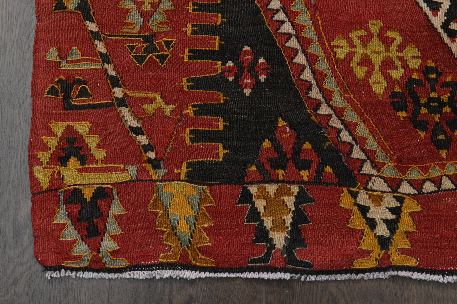 6'8x12'3 ft, OVERSIZED KILIM RUG - 5