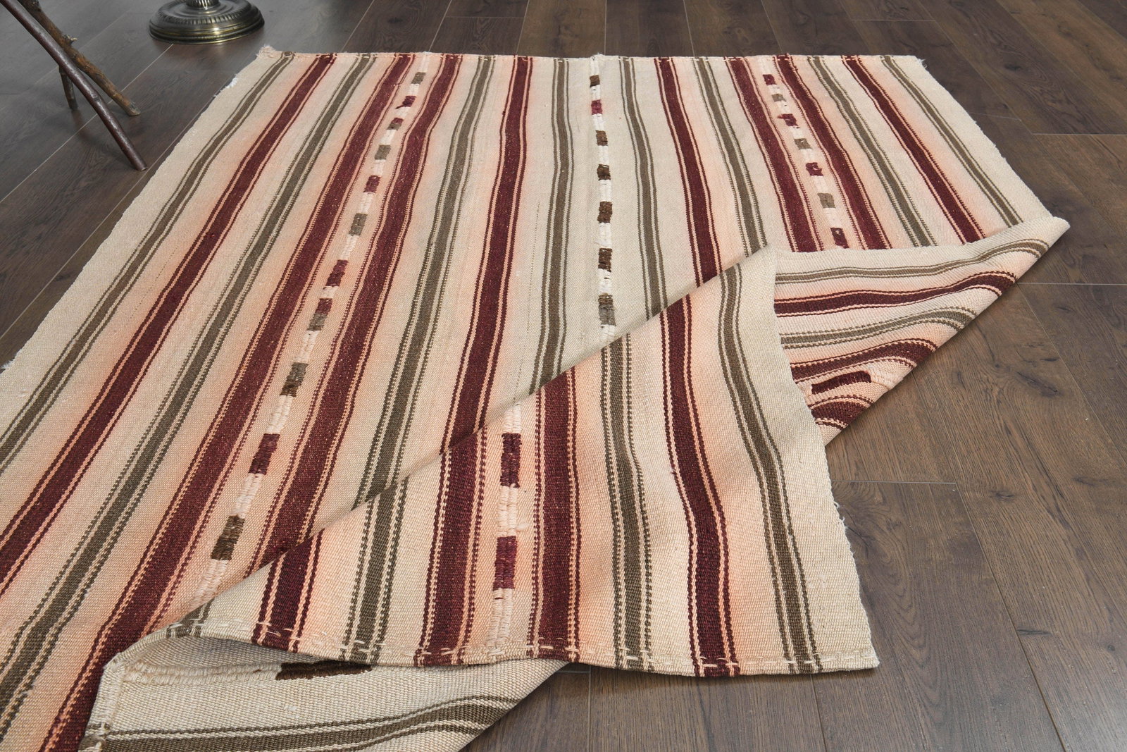 4'7x6'4 ft, BEIGE PINK RUG - 15