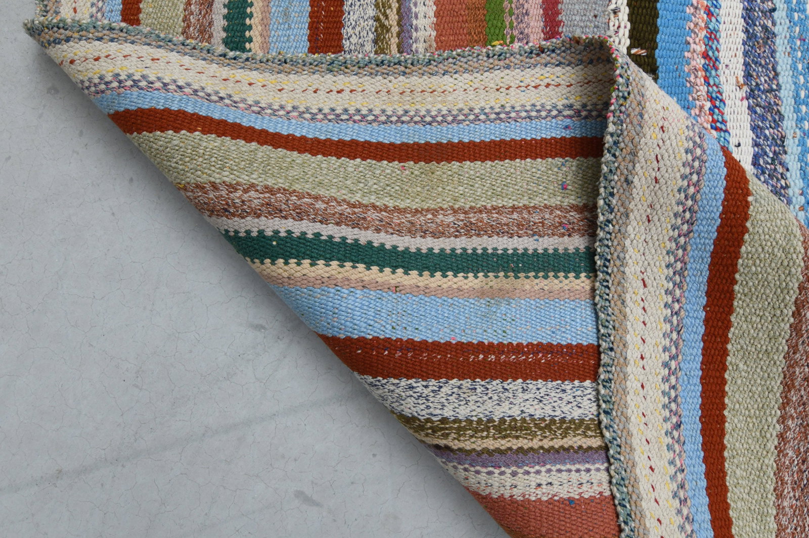 10.1x13.5 ft, ANTIQUE COLORFUL KILIM - 11