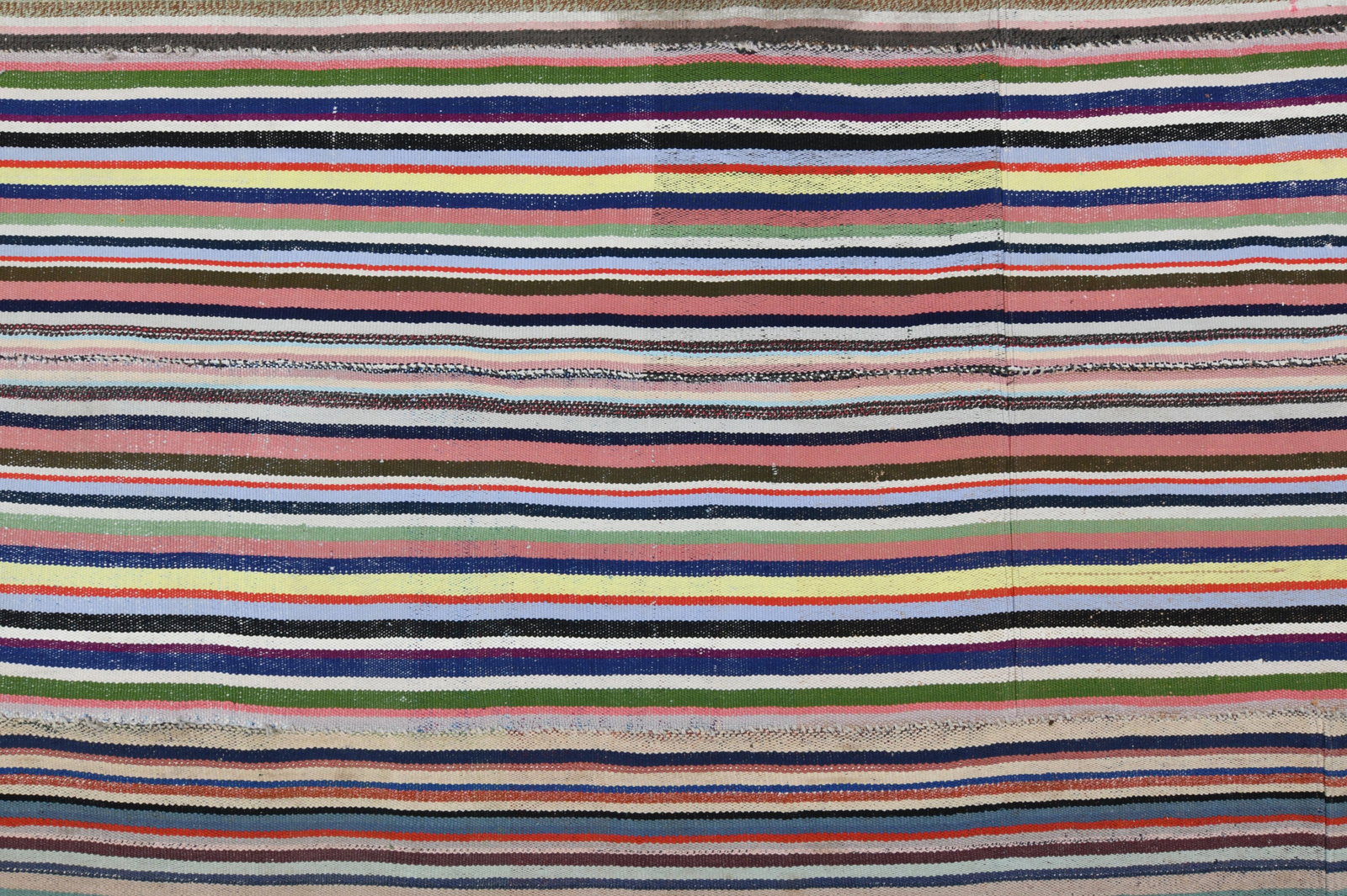 10.1x13.5 ft, ANTIQUE COLORFUL KILIM - 17