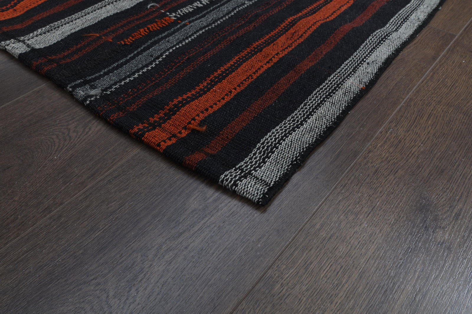 3'5x8'4 ft, COLORFUL STRIPED RUNNER - 12