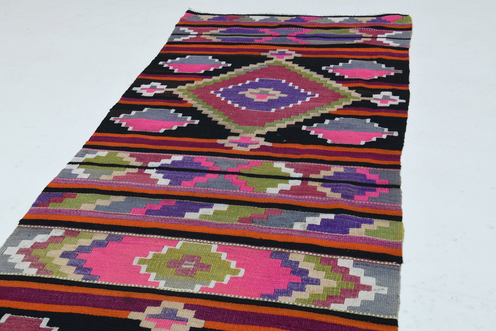 2.9x12.3 ft, TURKISH RUNNER RUG - 7