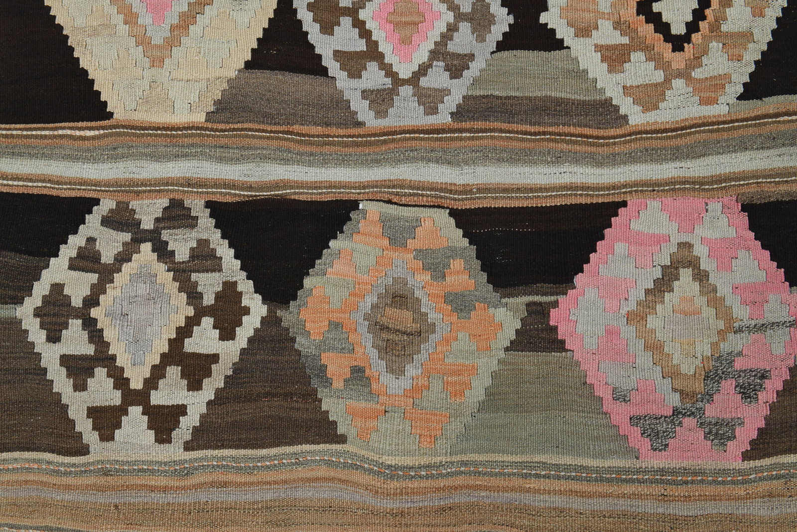 4.6x10.6 ft, TURKISH OUSHAK RUG - 14