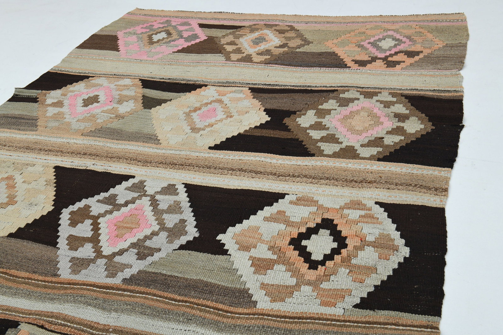 4.6x10.6 ft, TURKISH OUSHAK RUG - 4