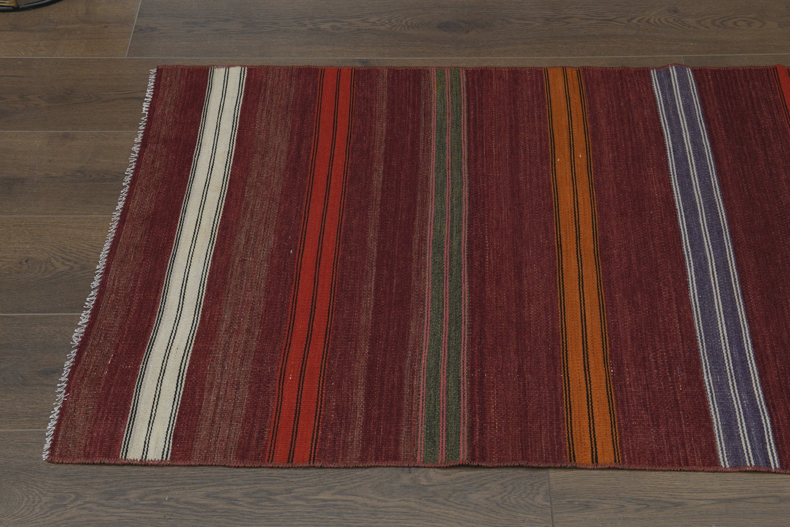 2.6x9.5 ft, COLORFUL KILIM RUNNER - 12