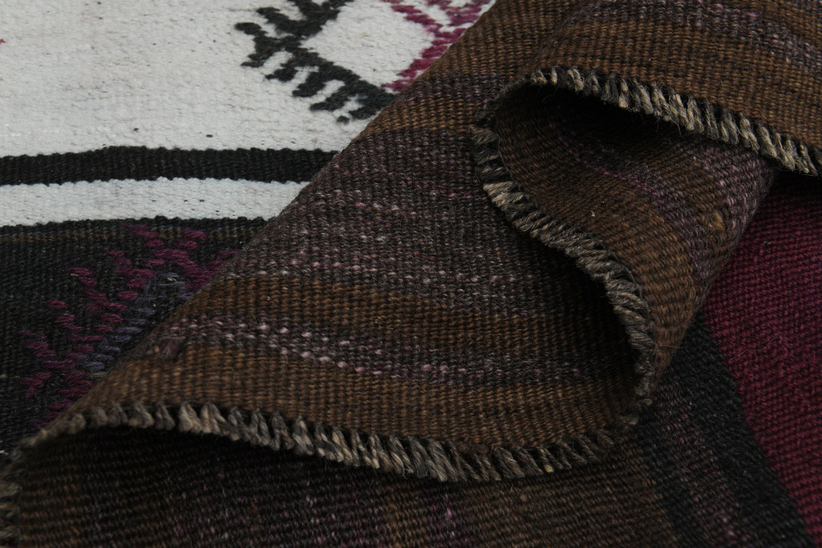 3.2x9.2 ft, STRIPED KILIM RUNNER - 13