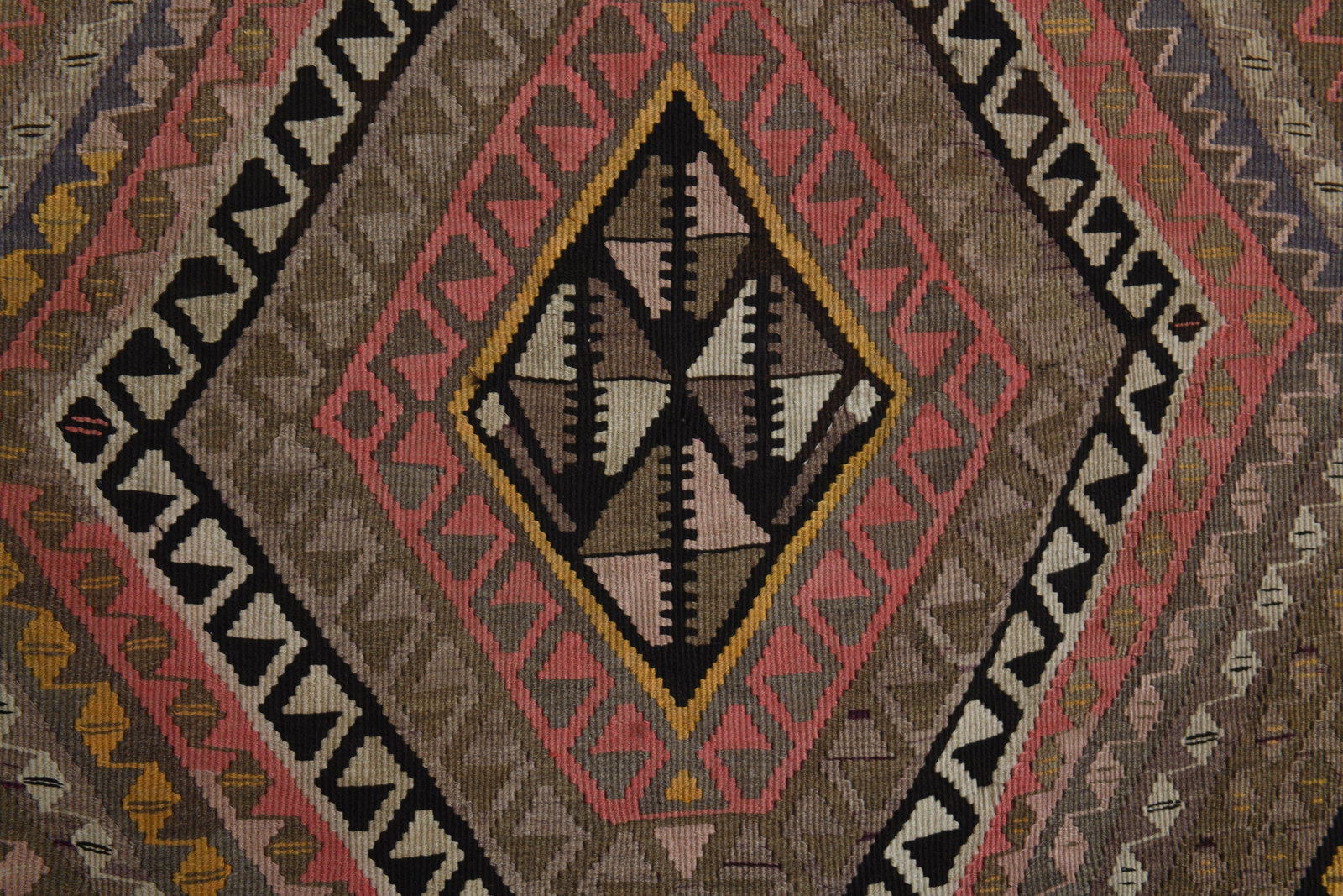 4'6x13 ft, EARTH TONE KILIM - 11