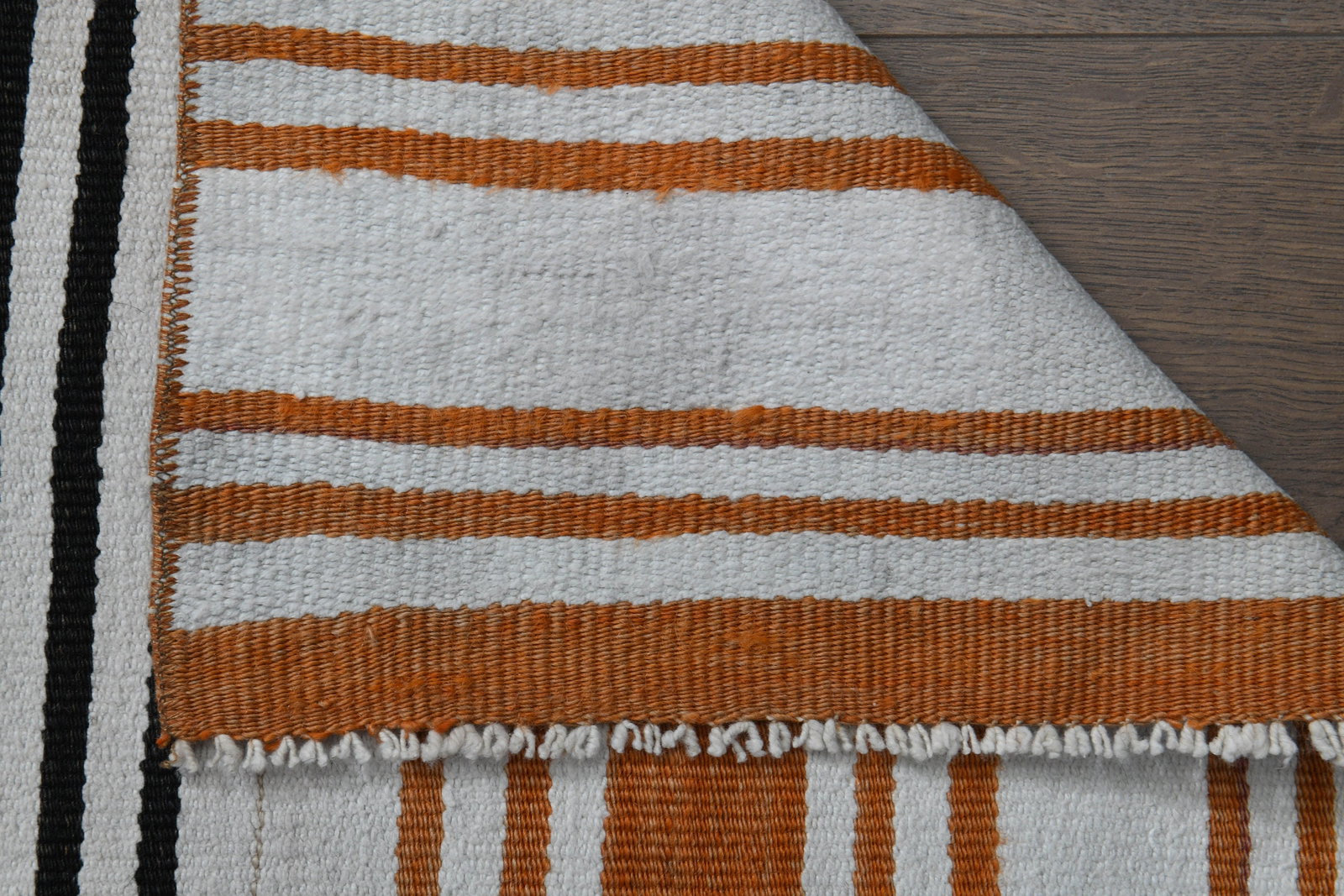 1'8x15'5 ft, ORANGE STRIPED RUNNER - 4