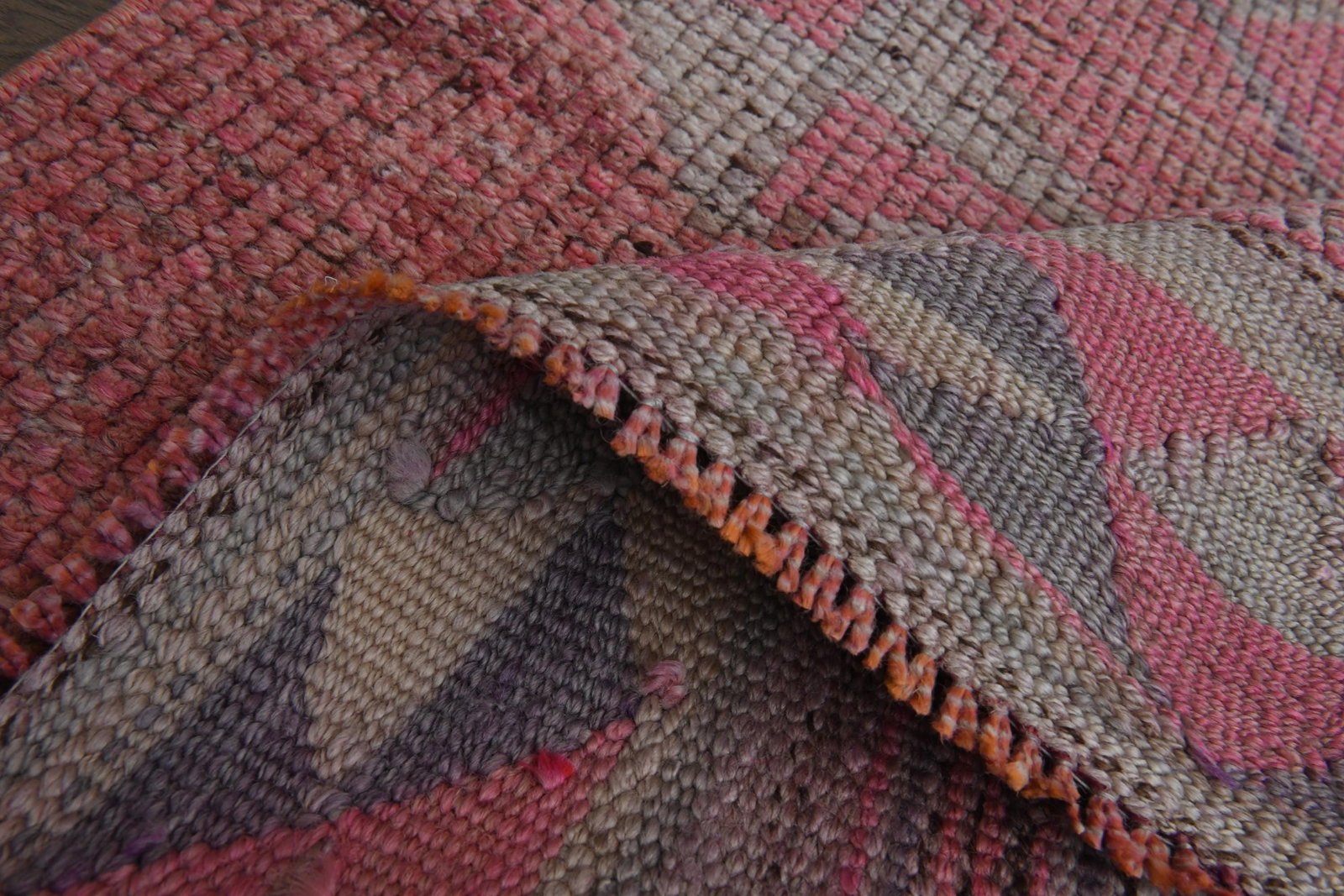 2.4x12.3 ft, LONG, Vintage Turkish Rug - 16