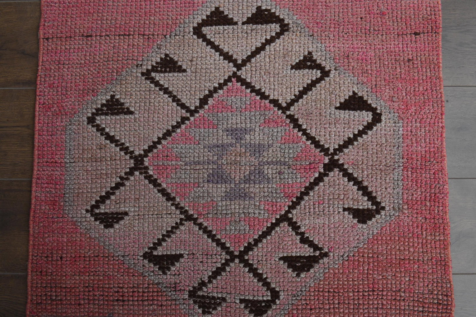 2.4x12.3 ft, LONG, Vintage Turkish Rug - 18
