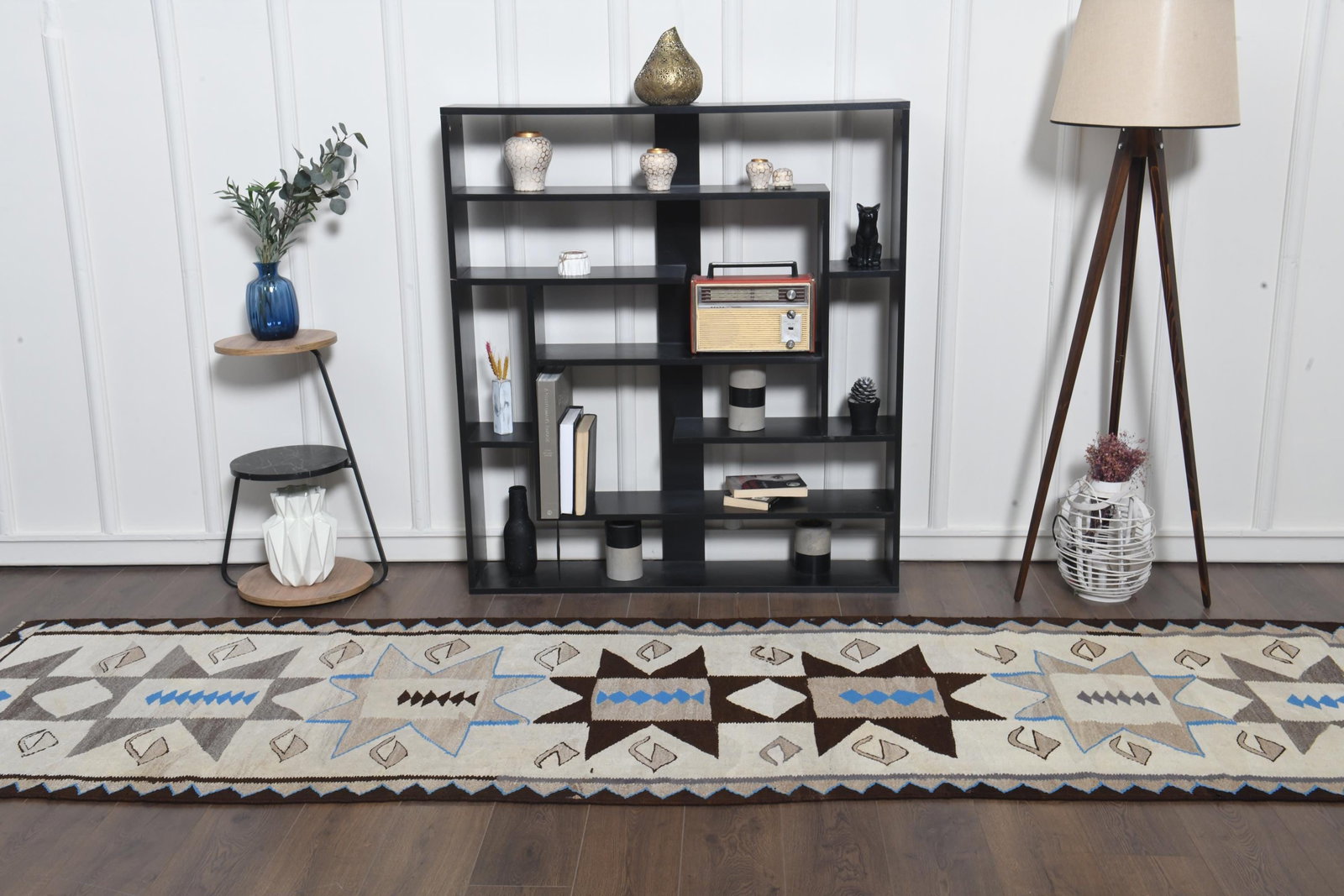 2'8x12'9 ft, KILIM RUNNER RUG - 10