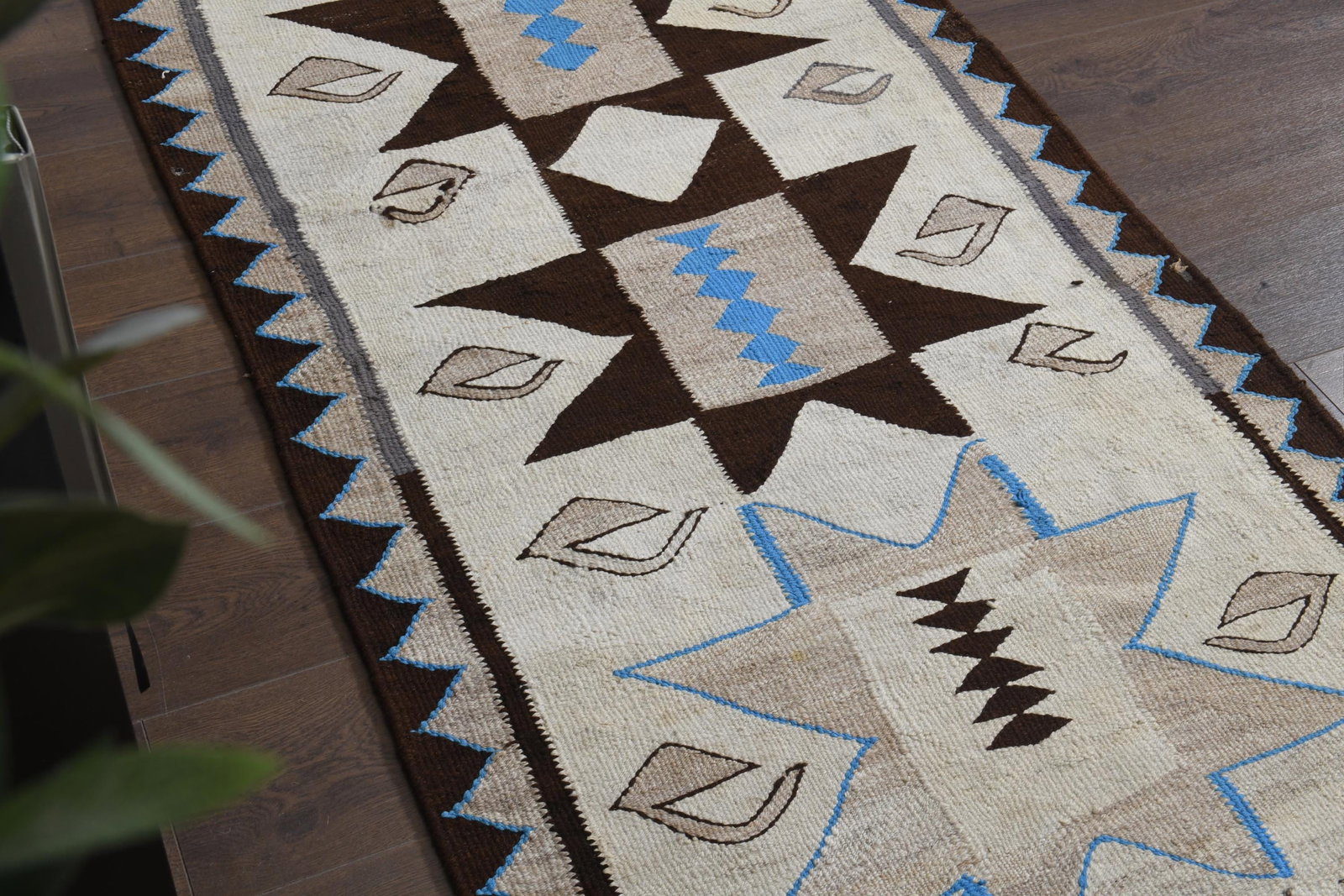 2'8x12'9 ft, KILIM RUNNER RUG - 8