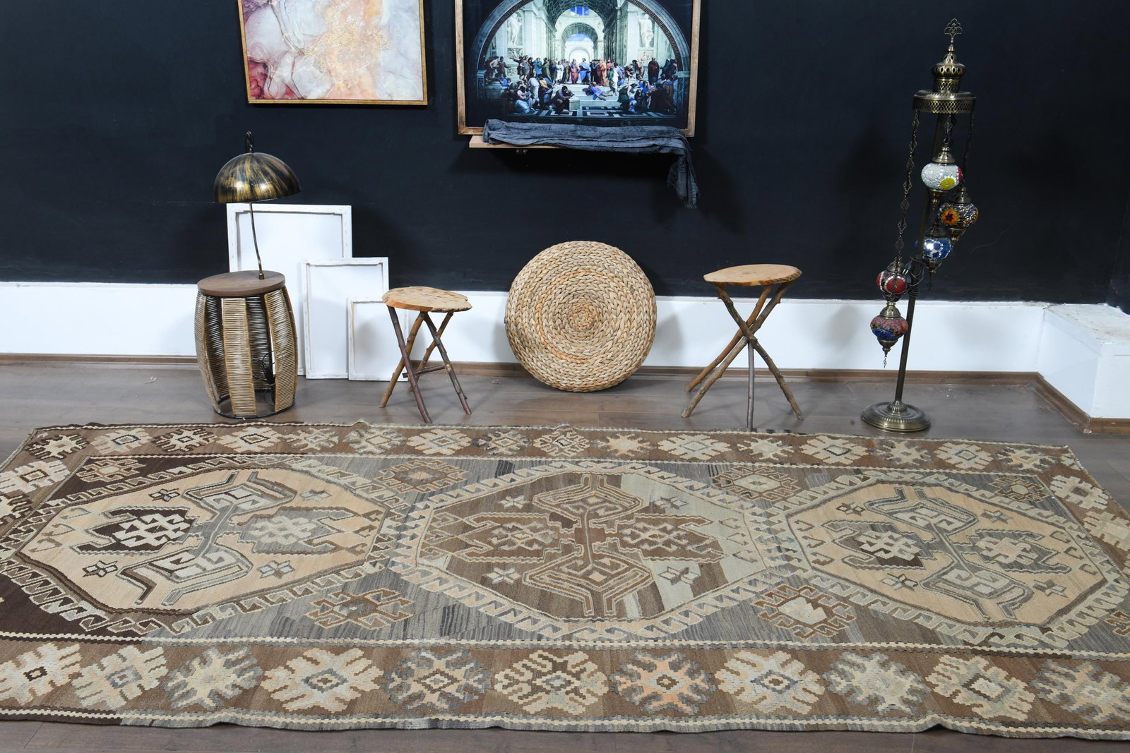 5'5x12 ft, SPECIAL DESIGN KILIM - 17