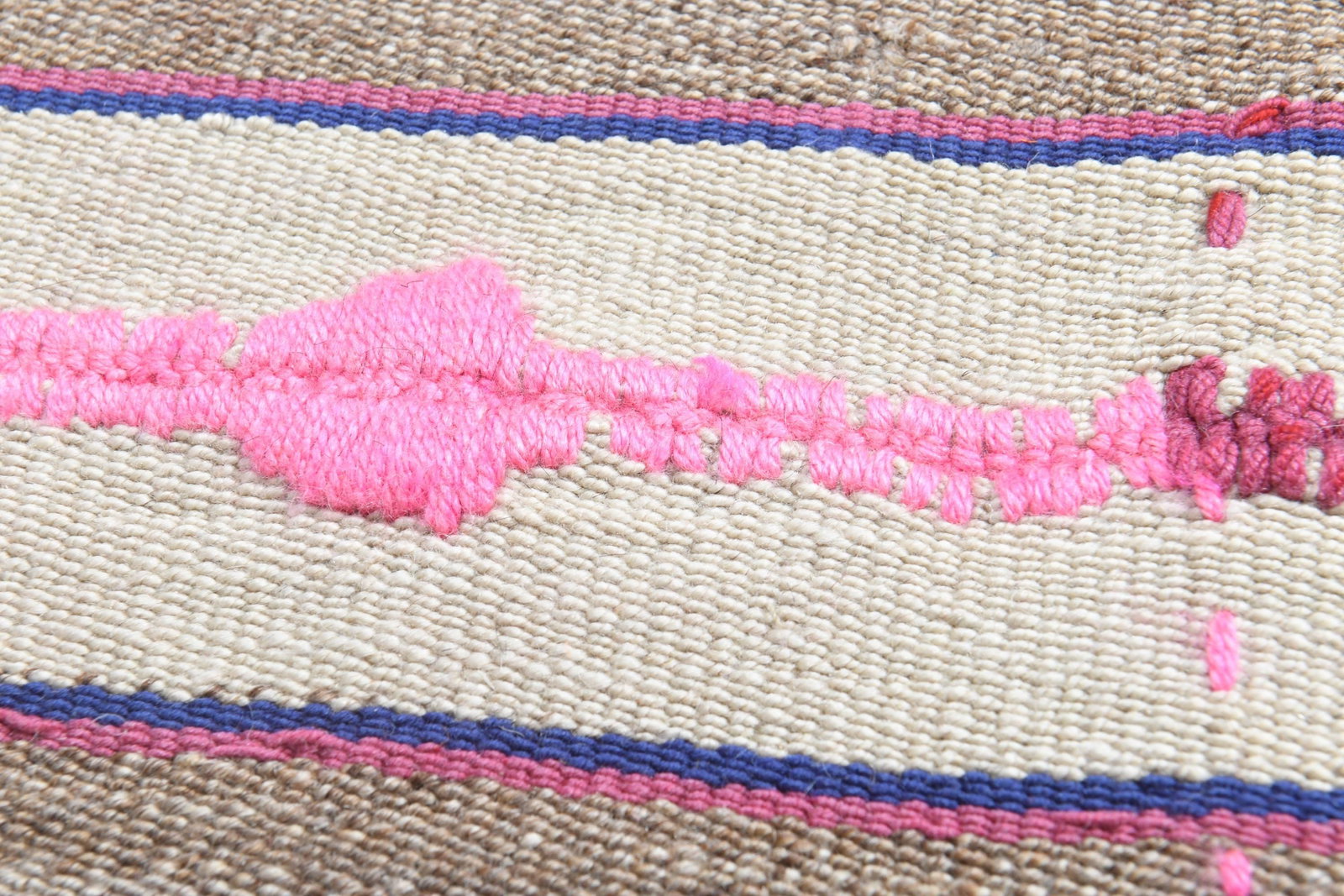 5'4x7 ft, STRIPED KILIM RUG, Flatweave - 6