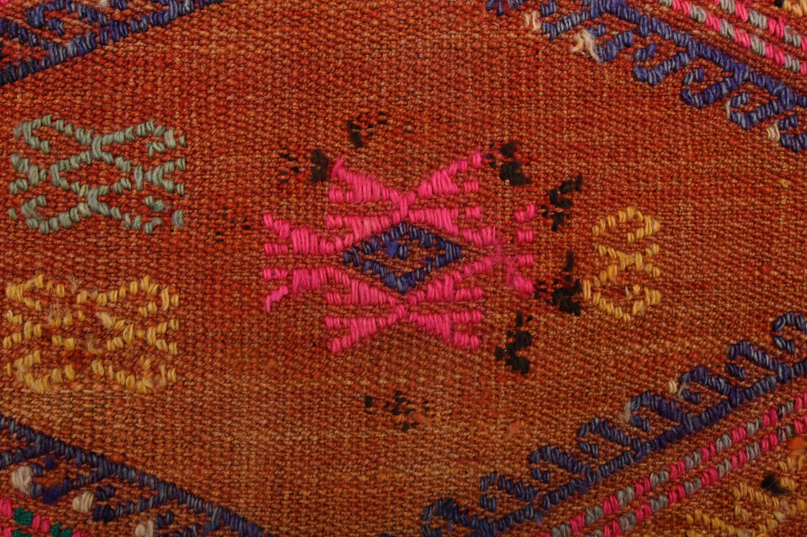 3.5x6 Ft, Vintage Rug, Accent - 7