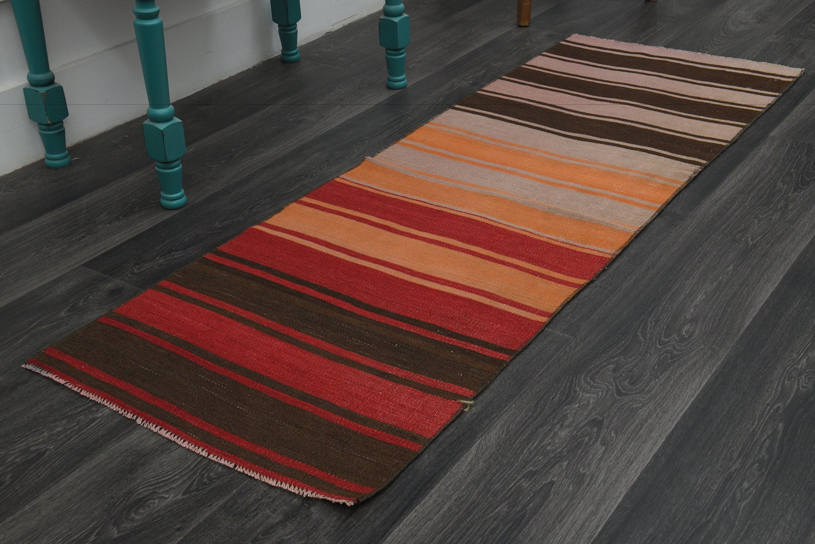 2x5.7 Ft, Narrow TURKISH Runner - 3