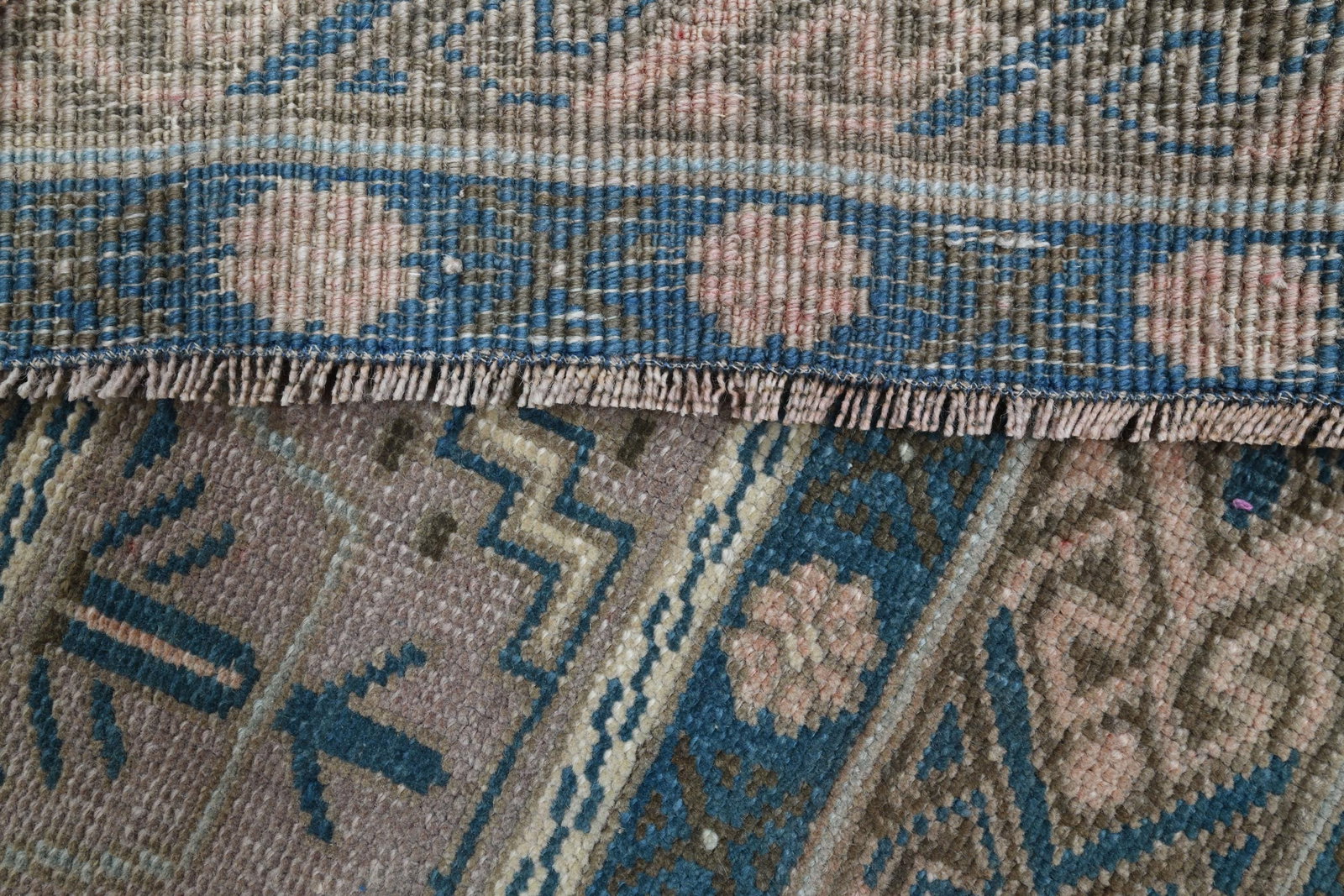 7.4x10 ft, VINTAGE TURKISH RUG: Title: 7.4x10 ft, VINTAGE TURKISH RUG Description: This Turkish one-of-a-kind Vintage Turkish Rug is hand-knotted and handwoven by the most skilled artisans who use pure wool, in muted, natural